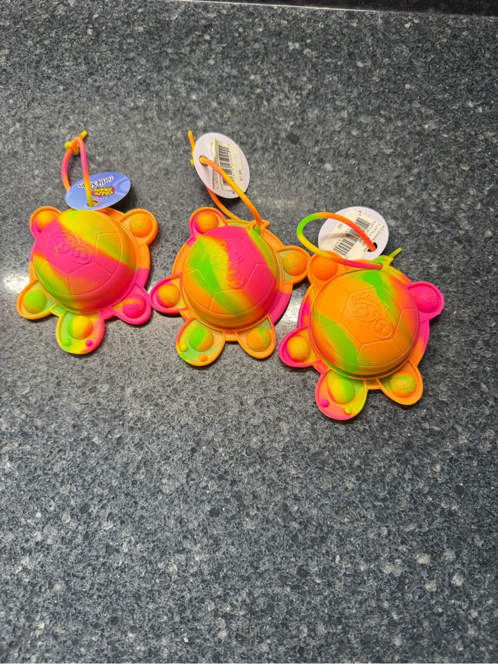 NWT HALLMARK Rainbow Turtle Pop-It Fidget Toy for Kids - Multicolor
